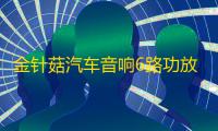 金针菇汽车音响6路功放6声道放大器推3分频中置低音炮发烧级改装