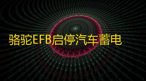 骆驼EFB启停汽车蓄电池12V75AH福特福克斯翼虎锐界蒙迪欧原装电瓶